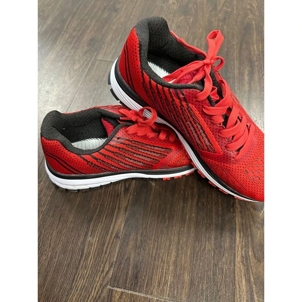 WHITIN Men's/Women's Barefoot Running Shoes - Red/Black - Size‎ EU 41